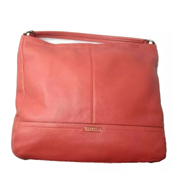 Coach Park Leather Hobo F23293 Pebbled Leather Shoulder Bag - Picture 5 of 9